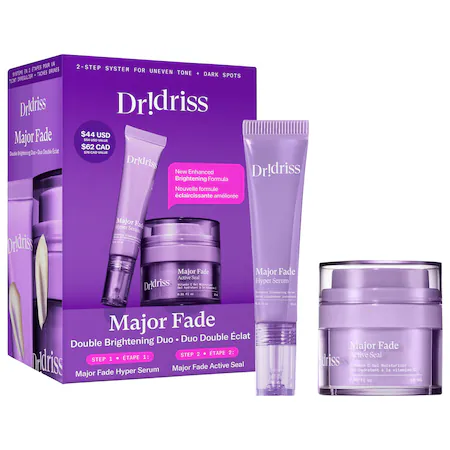 Mini Major Fade Set Serum & Cream with Vitamin C for Hyperpigmentation & Uneven Skin