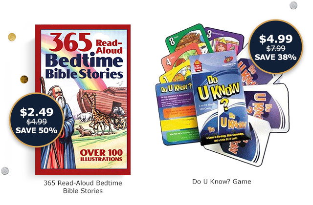 365 Read-Aloud Bedtime Bible Stories | Do U Know? Game