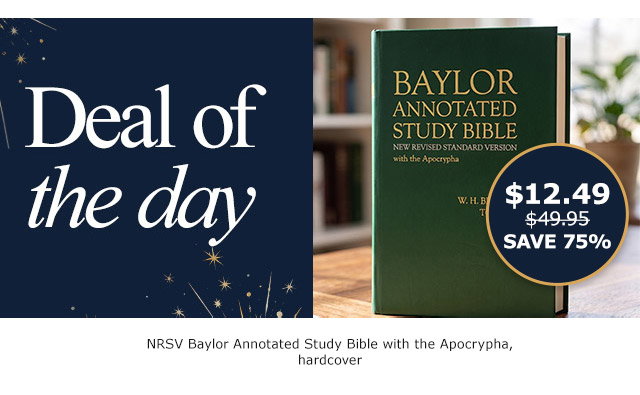 Deal of the Day | NRSV Baylor Annotated Study Bible with Apocrypha