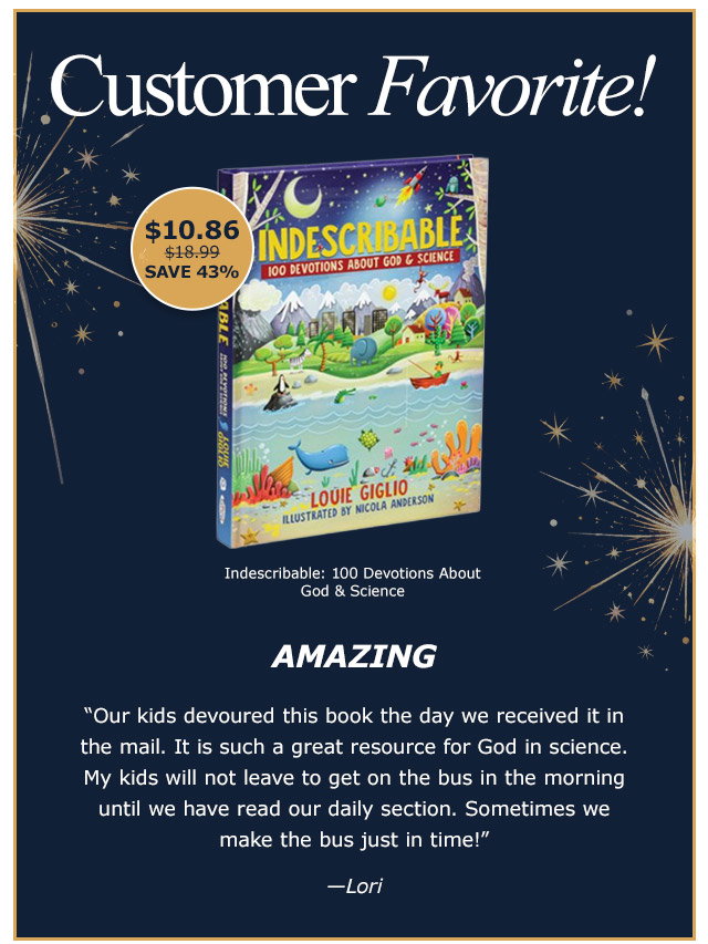 Customer Favorite | Indescribable: 100 Devotions About God & Science