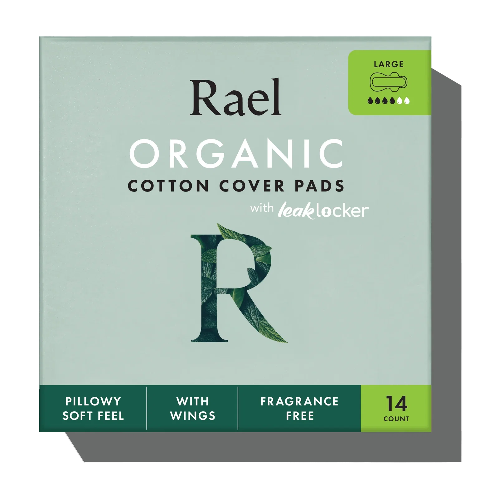 Image of Large Organic Cotton Cover Pads With Wings