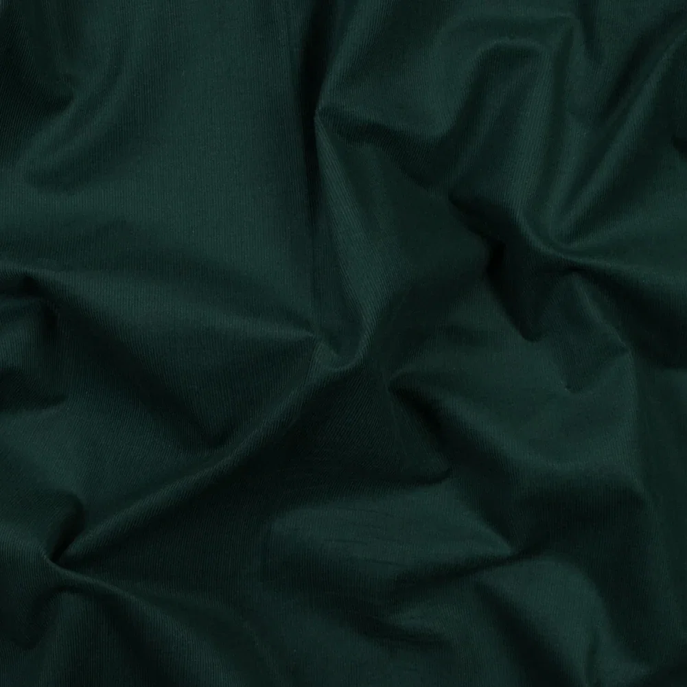 Image of Featherwale Cotton Corduroy - Tartan Green - Dawn Collection