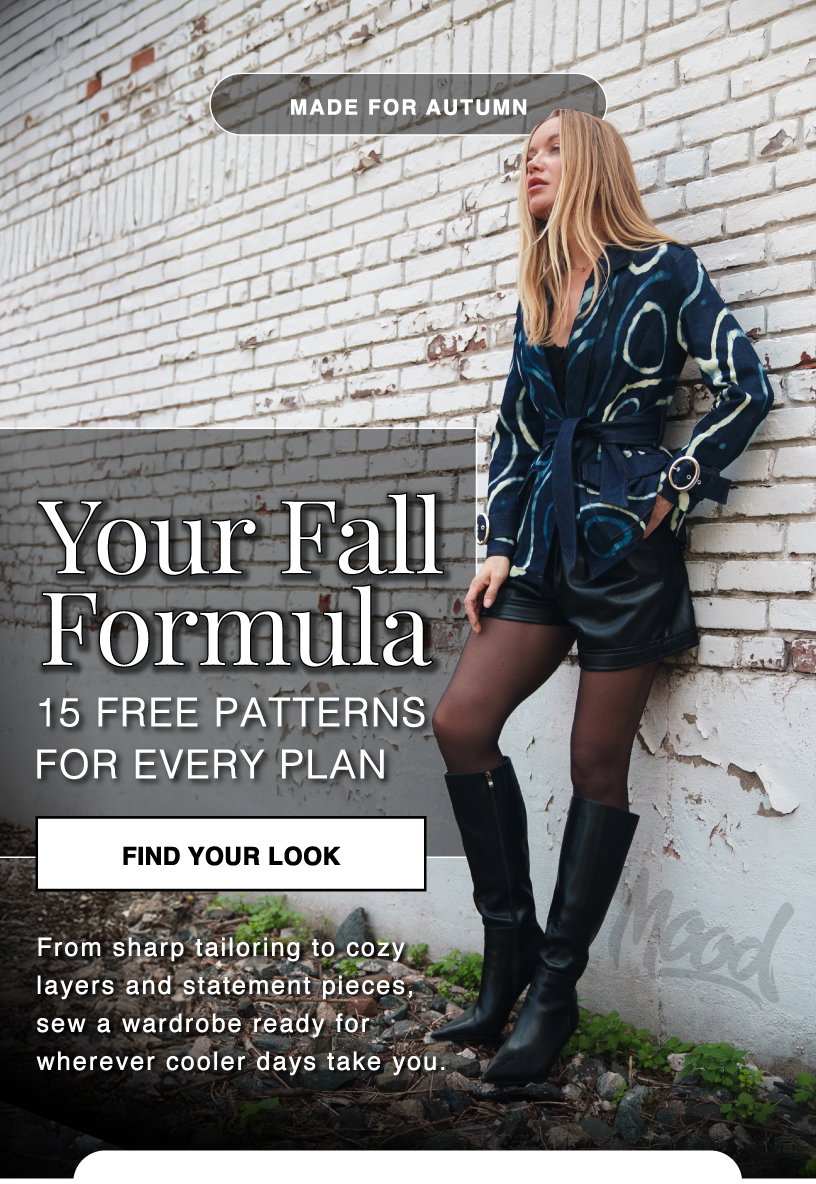 15 FREE FALL-READY SEWING PATTERNS
