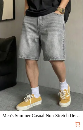 Men s Summer Casual Non-Stretch...
