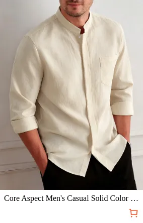 Core Aspect Men s Casual Solid...