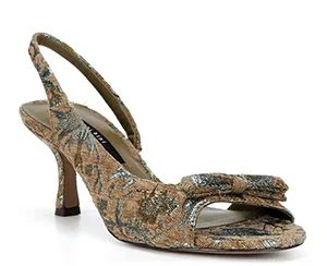 Gianni Bini® Clancee Jacquard Mini Bow Slingback Dress Sandals, $109.99.    SHOP NOW