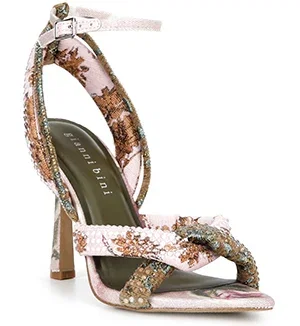 Gianni Bini® Glassic Jacquard Rhinestone Stiletto Dress Sandals, $119.99.    SHOP NOW