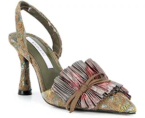 Gianni Bini® Eaves Pleated Ruffle Jacquard Pointed Toe Pumps, $119.99.   SHOP NOW