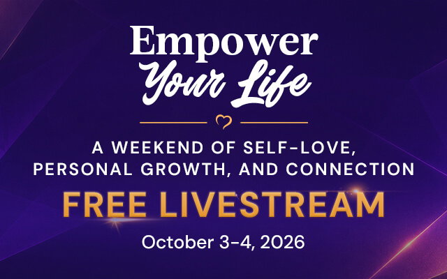 Empower Your Life free livestream event banner for October 3–4, 2026