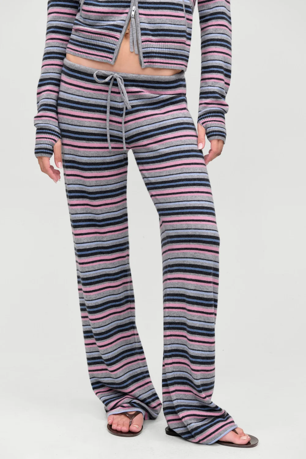 Image of Jude Cashmere Lounge Pant - Rain Puddle