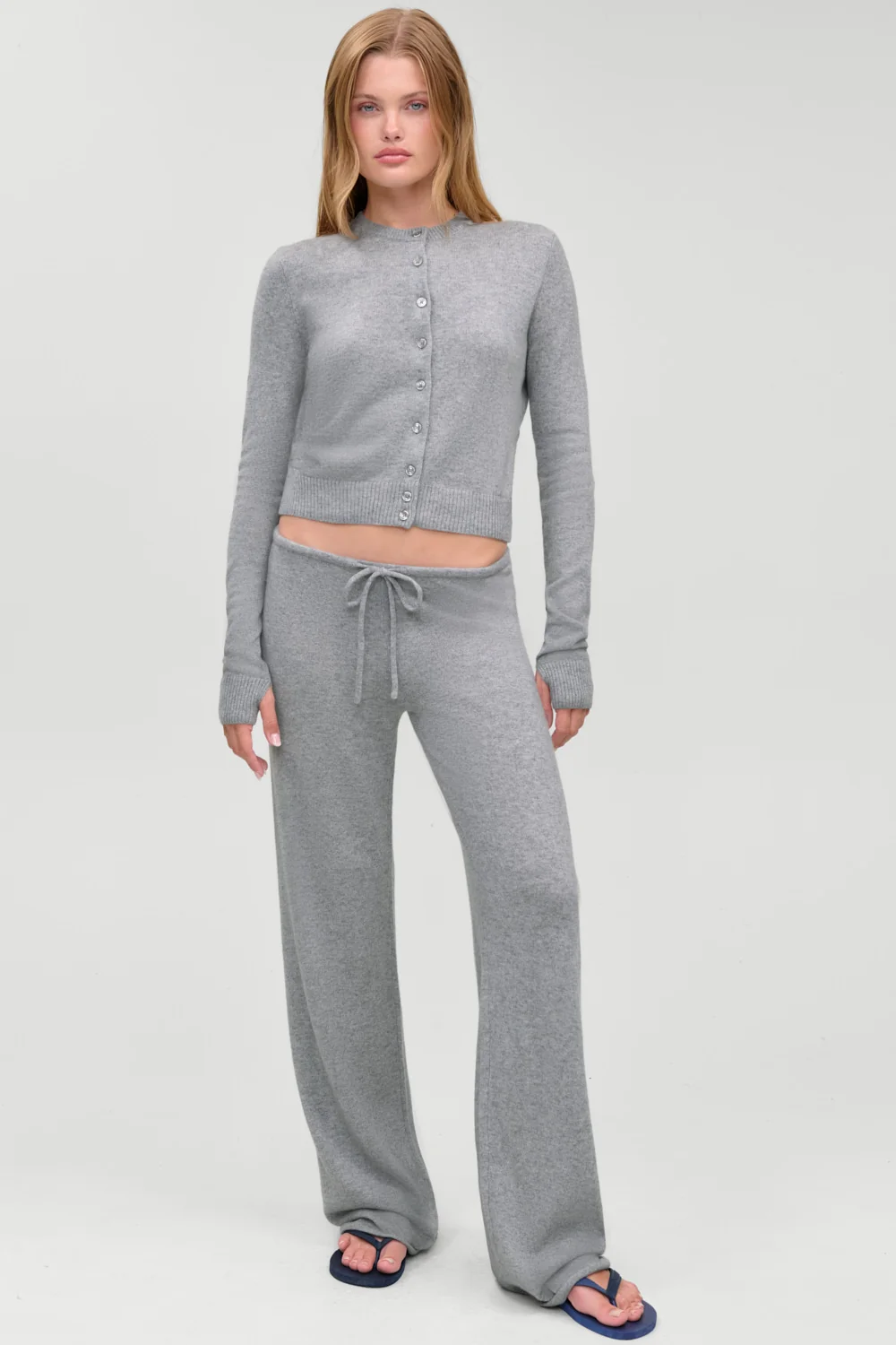 Image of Jude Cashmere Lounge Pant - Fog