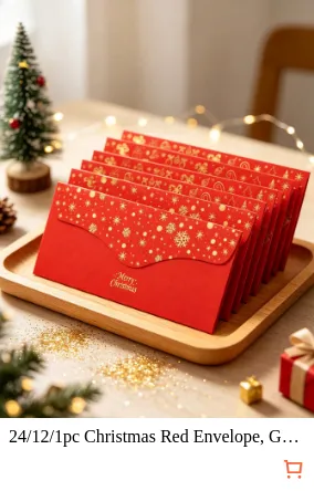 24/12/1pc Christmas Red Envelope...