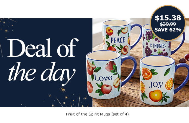 Deal of the Day | Fruit of the Spirit Mugs 