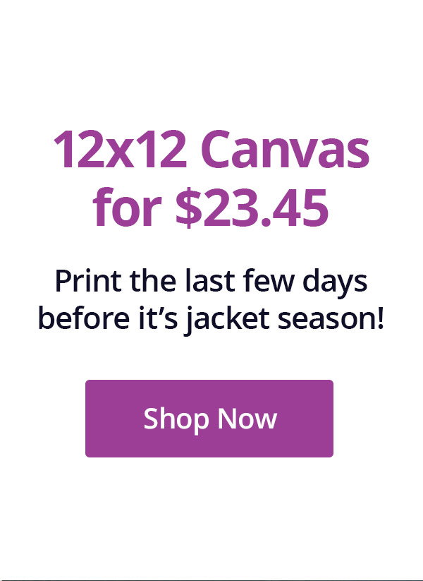 Print the last few days before it's jacket season! Shop Now