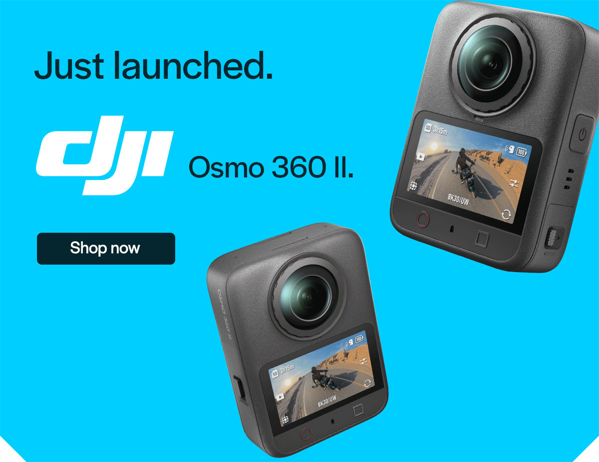 Just launched DJI Osmo 360 II.