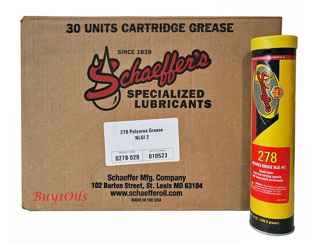 Schaeffer's 278 Polyurea Grease NLGI #2 | 30-TUBES