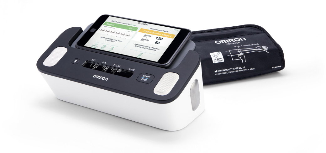 OMRON Complete wireless upper arm blood pressure monitor + EKG