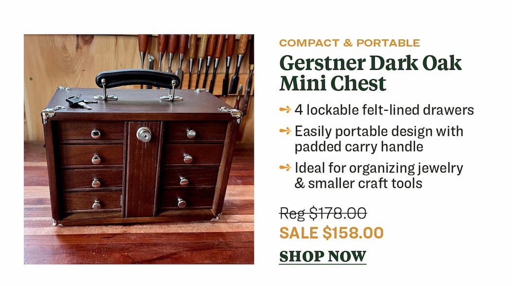 Gerstner International Dark Oak Mini Chest