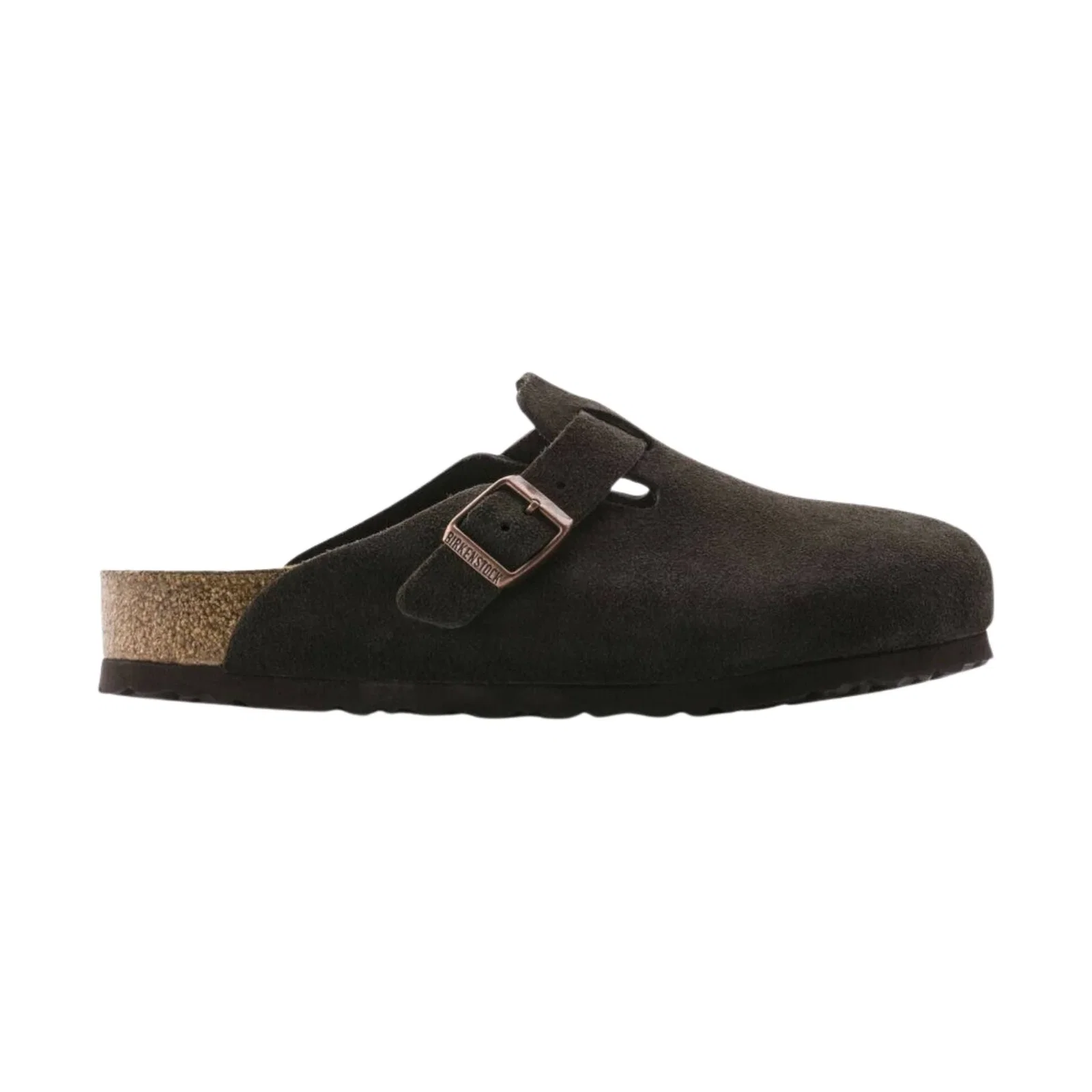 Image of Birkenstock Boston Soft Footbed - Mocha Suede