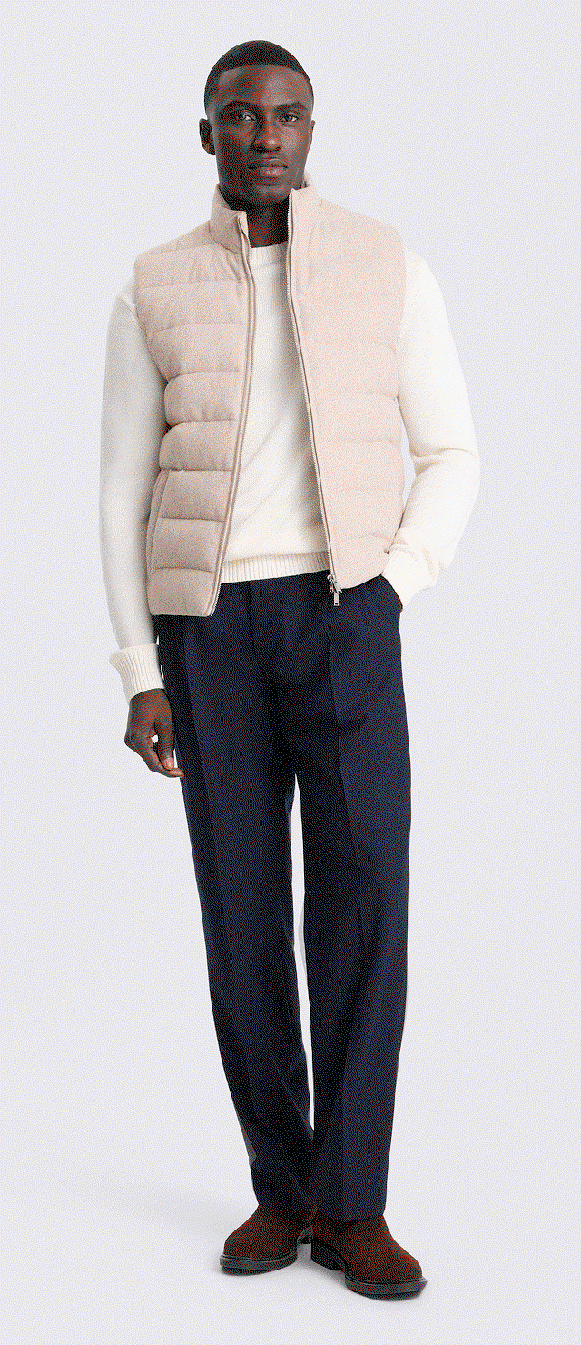 Wool-Blend Gilet