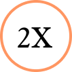 2X