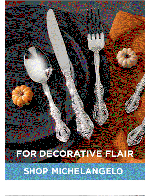 FOR DECORATIVE FLAIR  SHOP MICEHLANGELO
