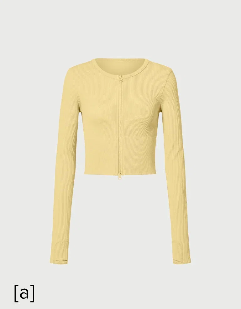 Seamless Ribbed Favorite Jacket