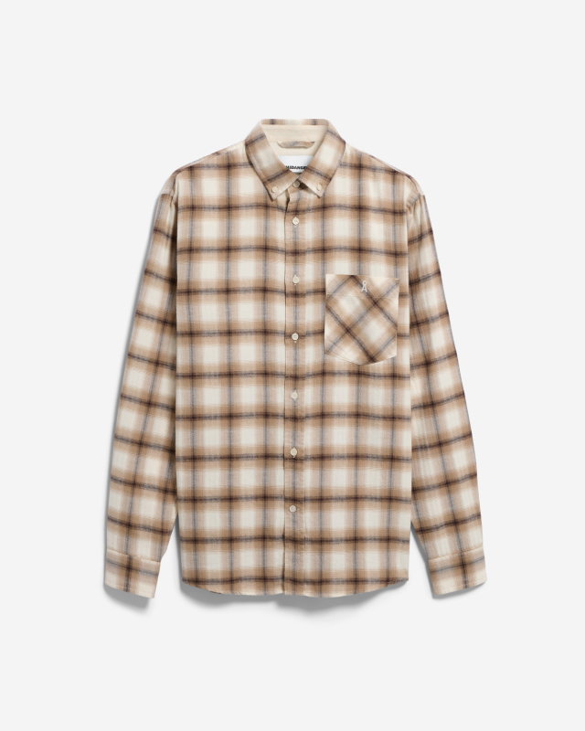 COTTON PLAID LONG SLEEVE SHIRT