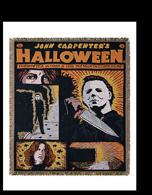 Halloween Comic Jacquard Blanket