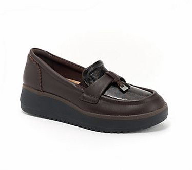 Clarks Collection Leather or Patent Loafers -Zylah Bella