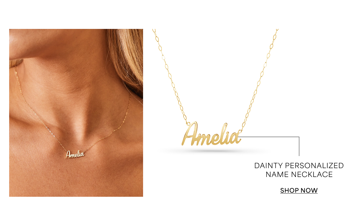 Dainty Personalized Name Necklace
