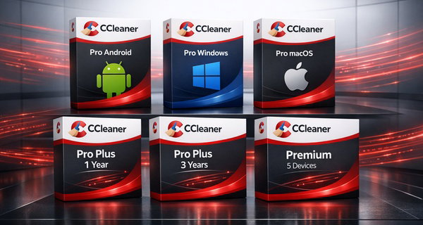 CCleaner Pro or Premium – Windows, Mac & Android | 1–5 Devices