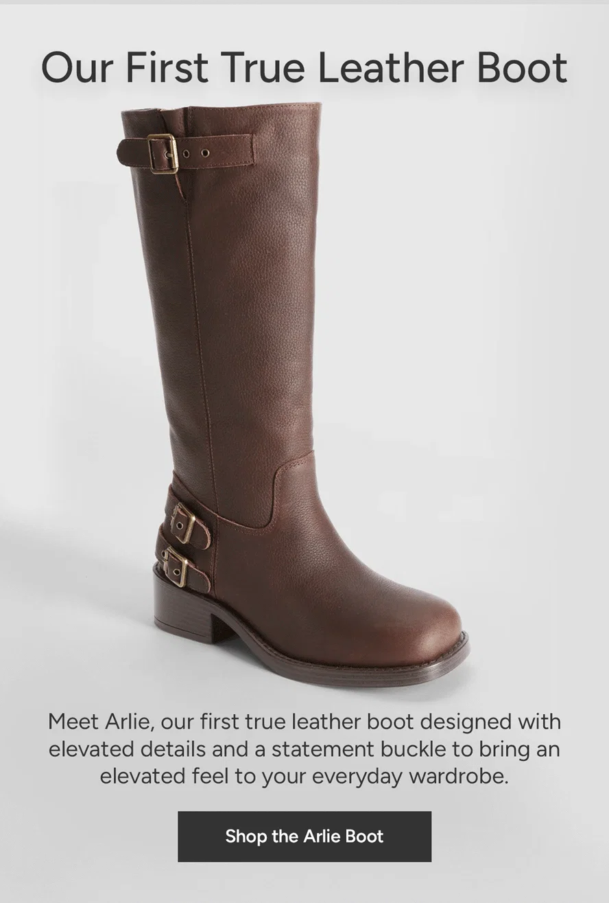 Our First True Leather Boot | Shop the Arlie Boot