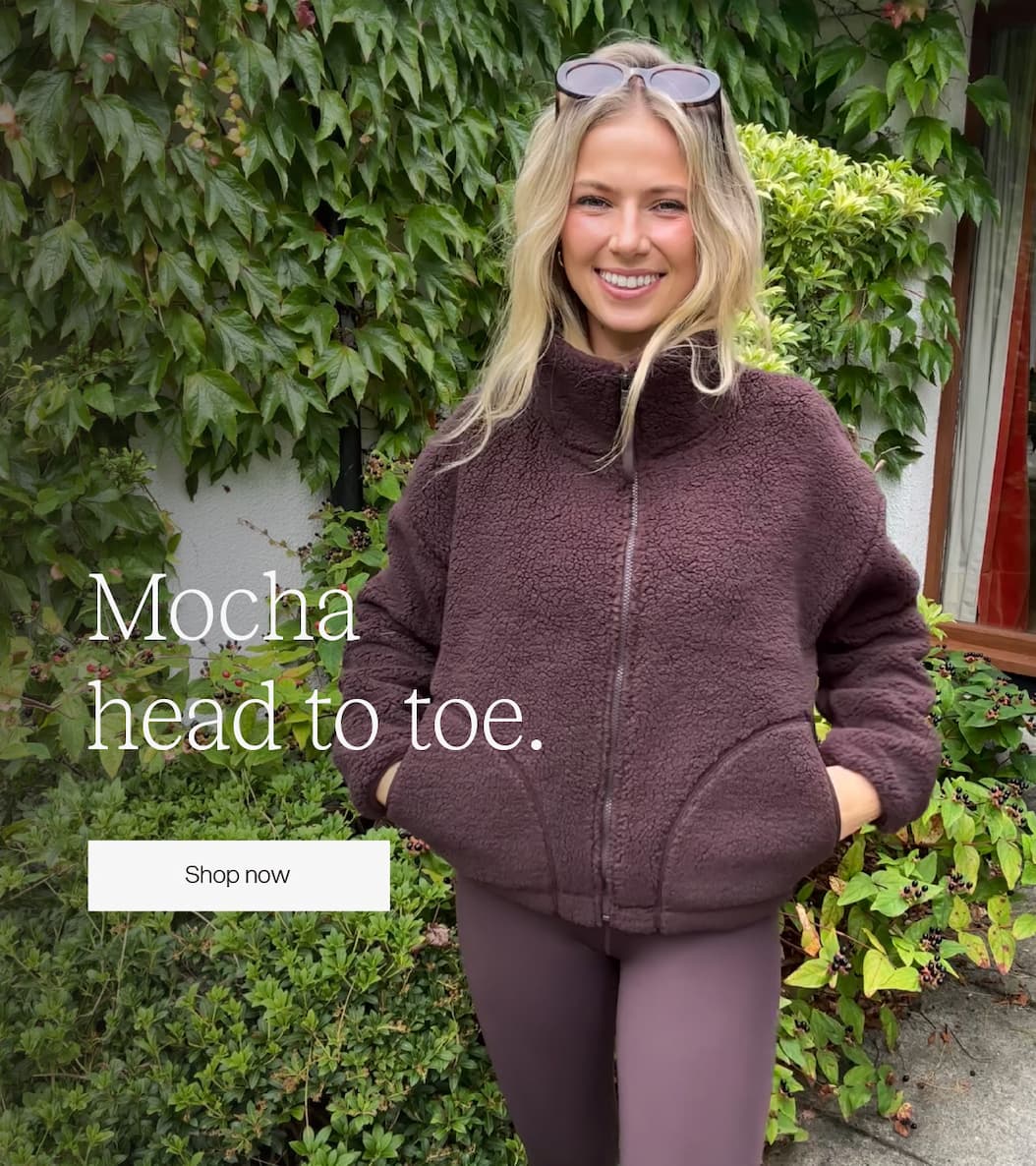 Mocha head to toe.