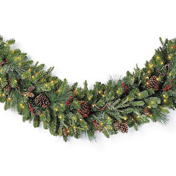 Christmas Cheer Cordless Garland