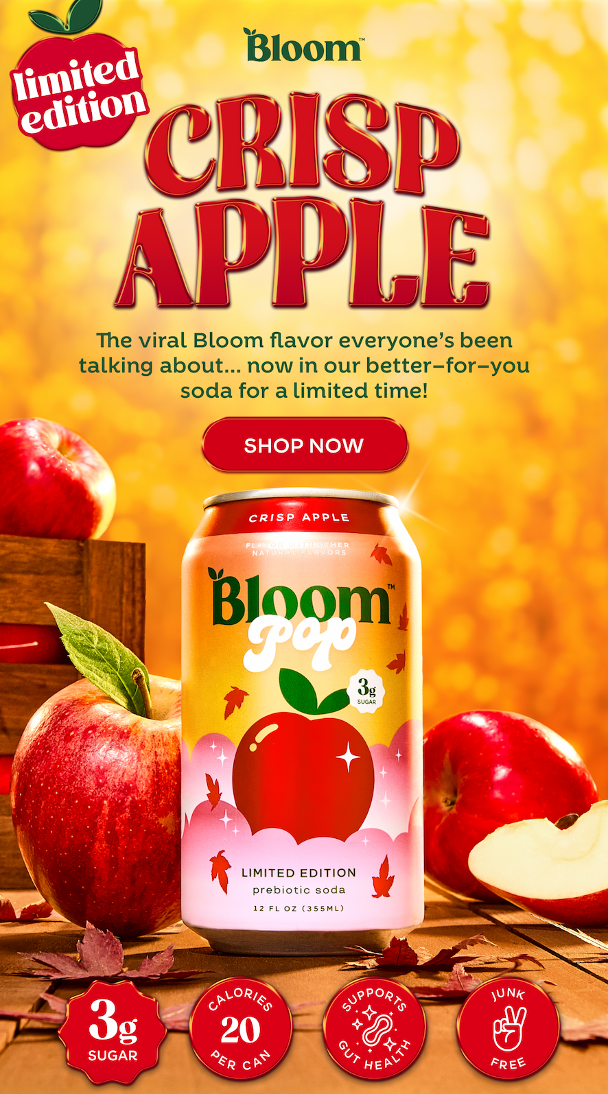 FRESH DROP! Crisp Apple Bloom Pop