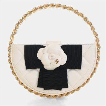 Round Camellia Clutch Hula Hoo