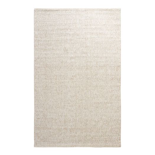 Emilie Ivory Tonal Sweater Wool Area Rug