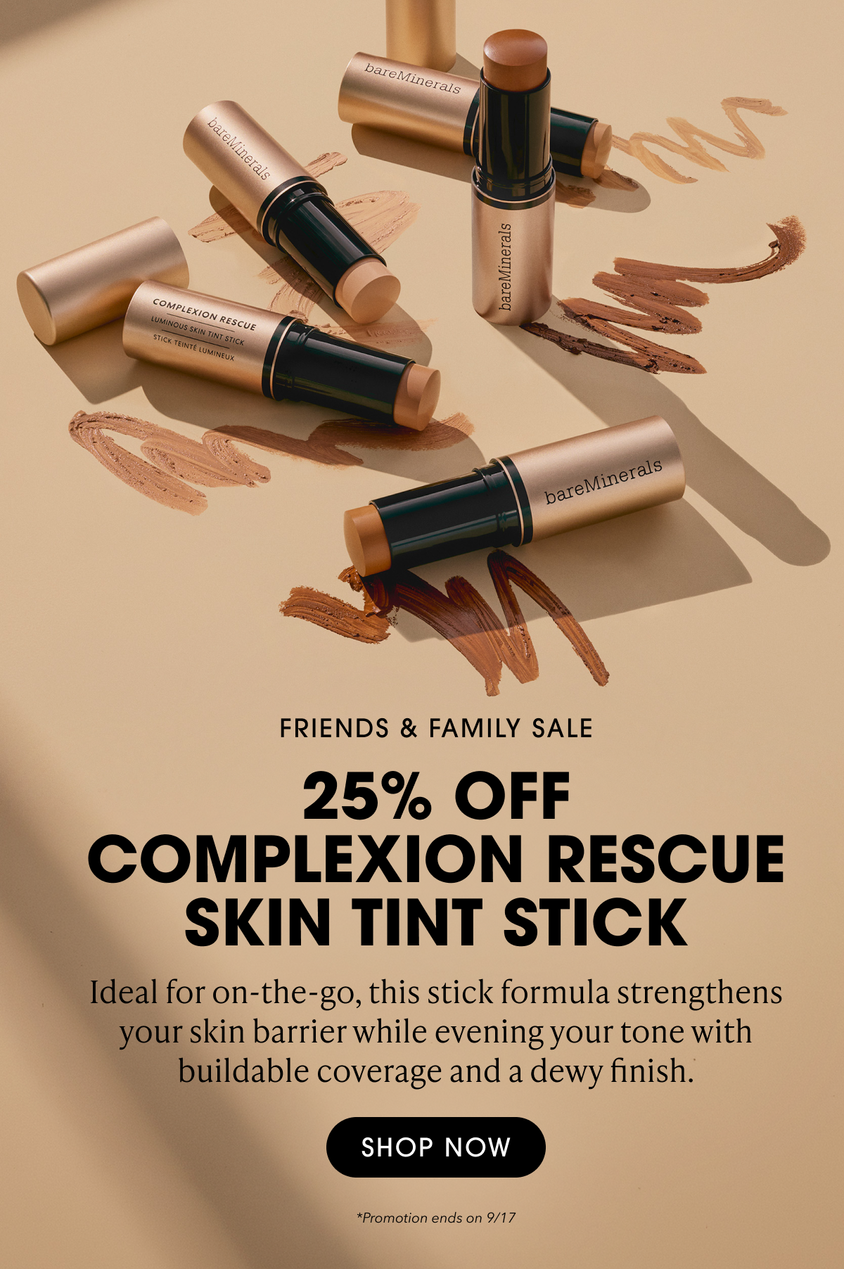 25% OFF COMPLEXION RESCUE SKIN TINT STICK