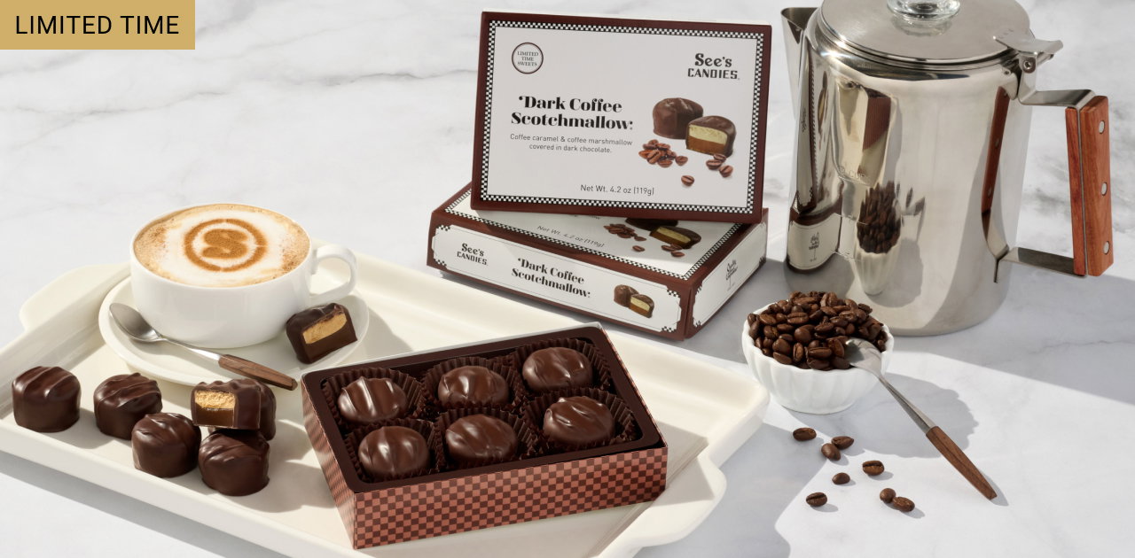 See's Candies | Dark Coffee Scotchmallow | Limited Time