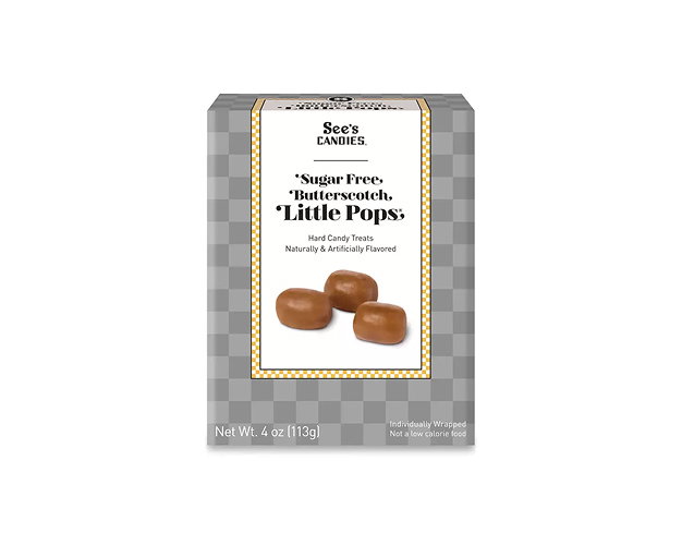 See's Candies | Sugar Free Butterscotch Little Pops