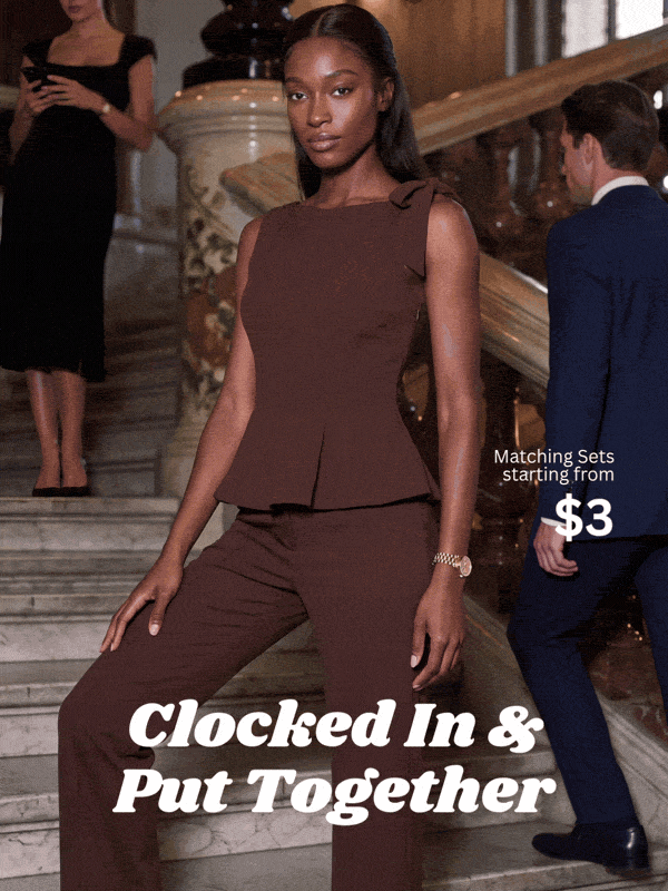 Clocked In & Put Together - Shop Matching Sets from $3