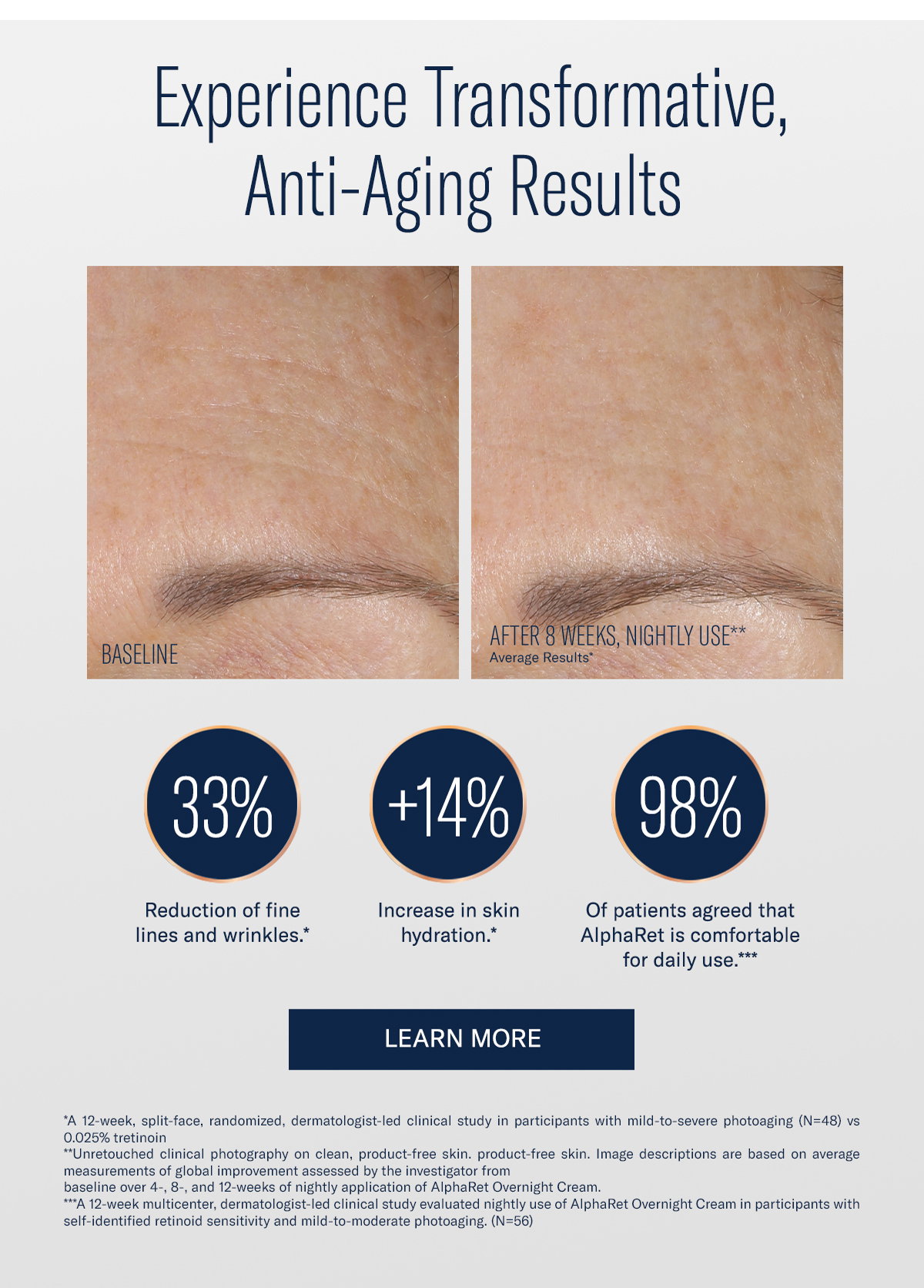 anti-aging results