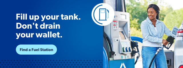 Fill up your tank. Don't drain your wallet. Find a Fuel Station.