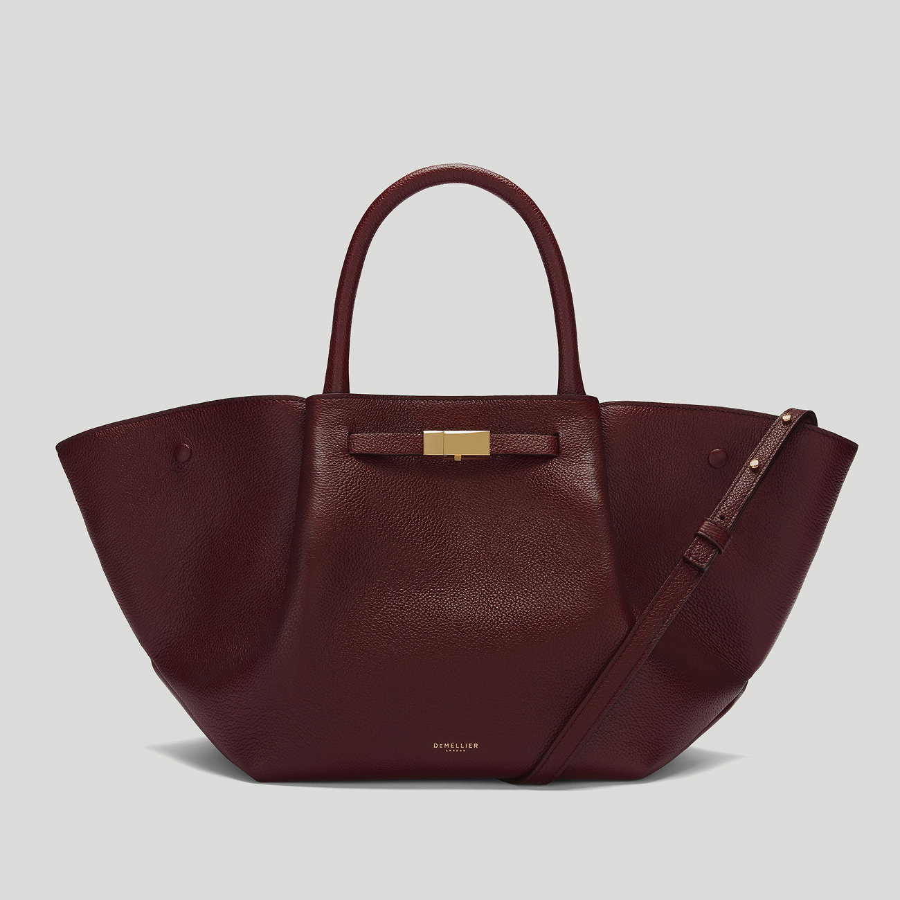 the midi new york burgundy small grain