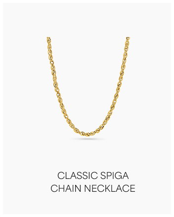 Classic Spiga Chain Necklace