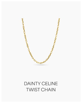 Dainty Celine Twist Chain