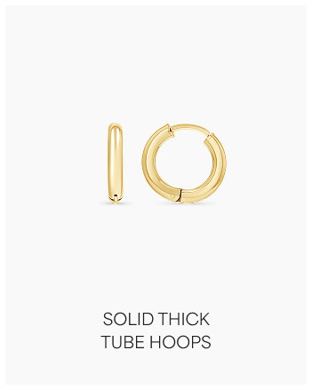 Solid Thick Tube Hoops