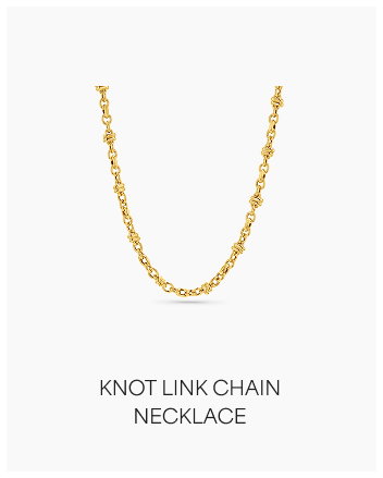 Knot Link Chain Necklace