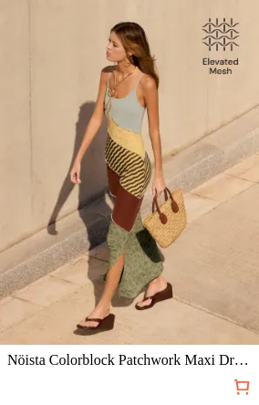 Nöista Colorblock Patchwork Maxi...